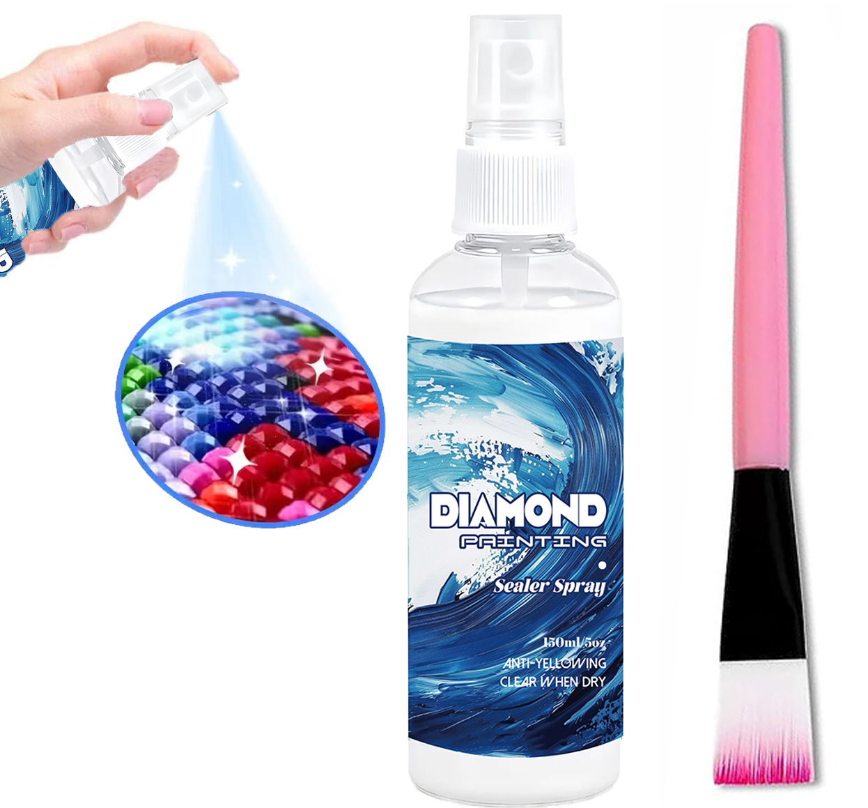150ml Elmas Boyama Spreyi, El - Resin Art Work incelemesi ve fiyatı