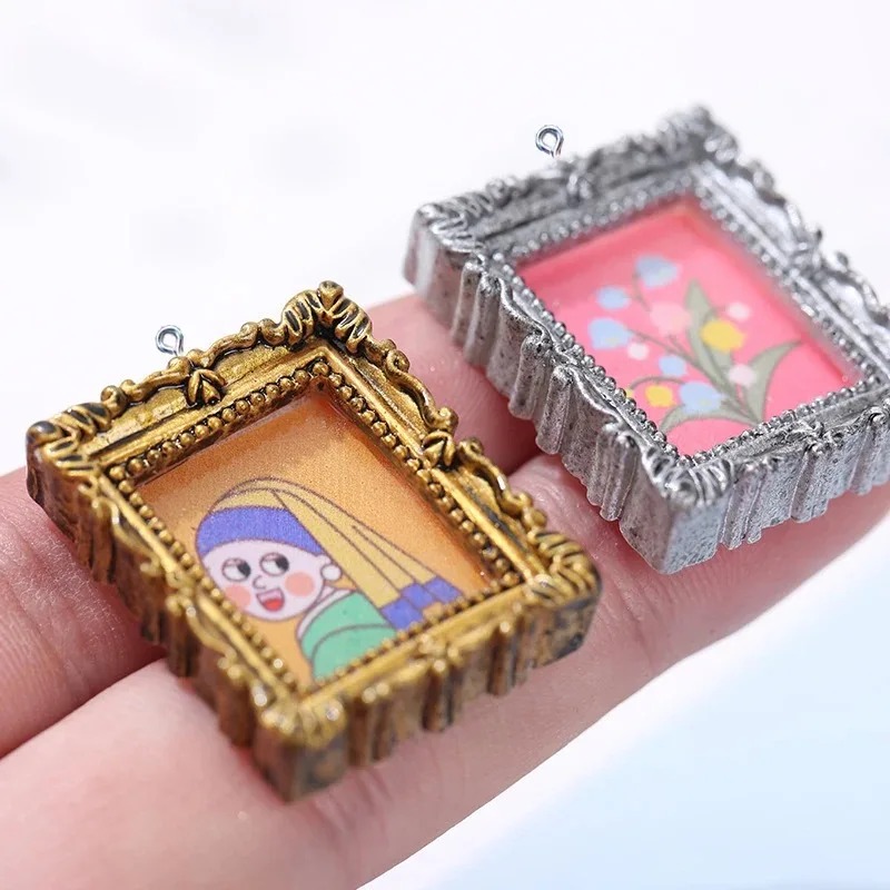 10 adet Flatback Cabochon Vint - Resin Art Bracelet incelemesi ve fiyatı