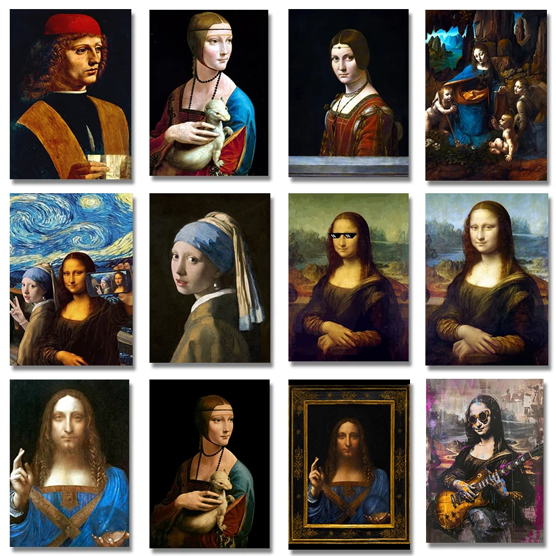 Ünlü Leonardo Da Vinci Sanat E - Resin Art Work incelemesi ve fiyatı