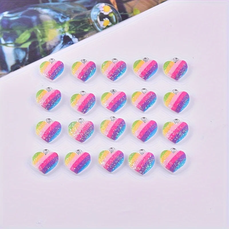 10 adet renkli kalp reçine tak - Resin Art Materials Kit incelemesi ve fiyatı