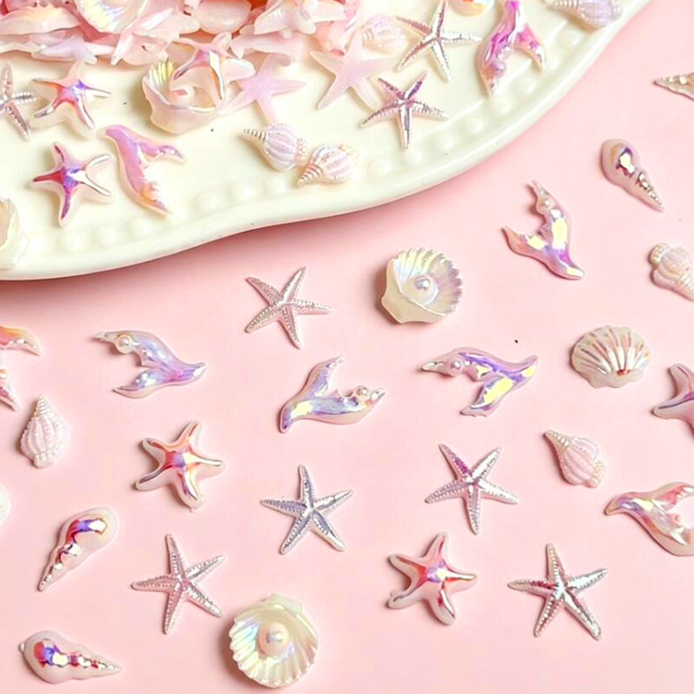 30 adet Karışık Yaz Plaj Tırna - Resin Art Beach Theme incelemesi ve fiyatı