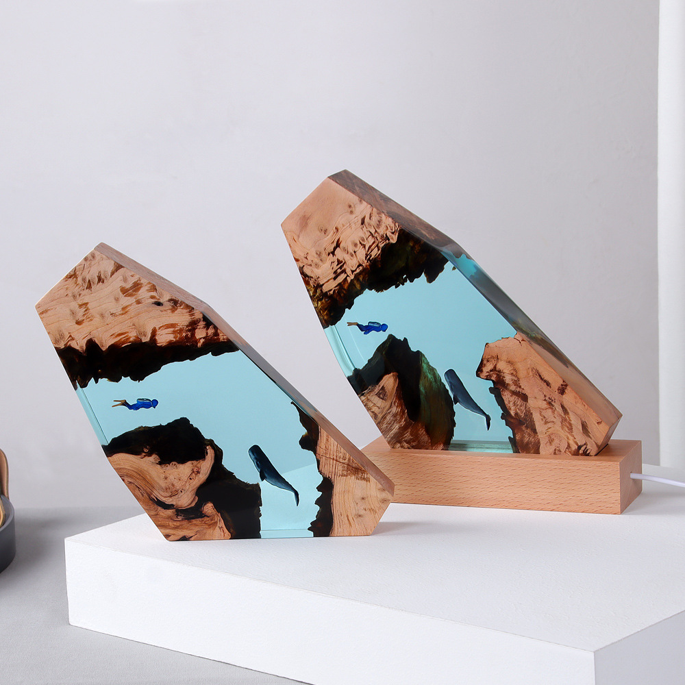 Yeni Sualtı Mağarası Balina Da - Resin Art For Anniversary Gift incelemesi ve fiyatı