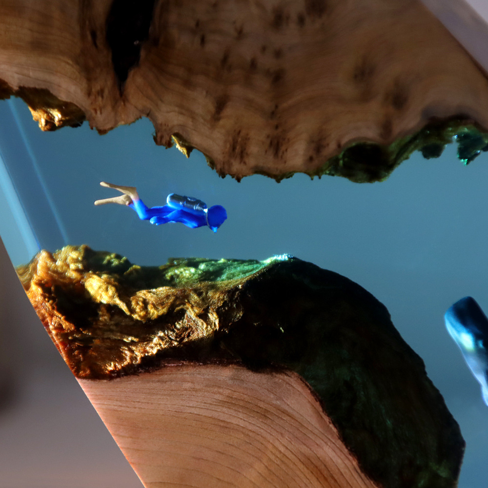 Yeni Sualtı Mağarası Balina Da - Resin Art For Anniversary Gift incelemesi ve fiyatı
