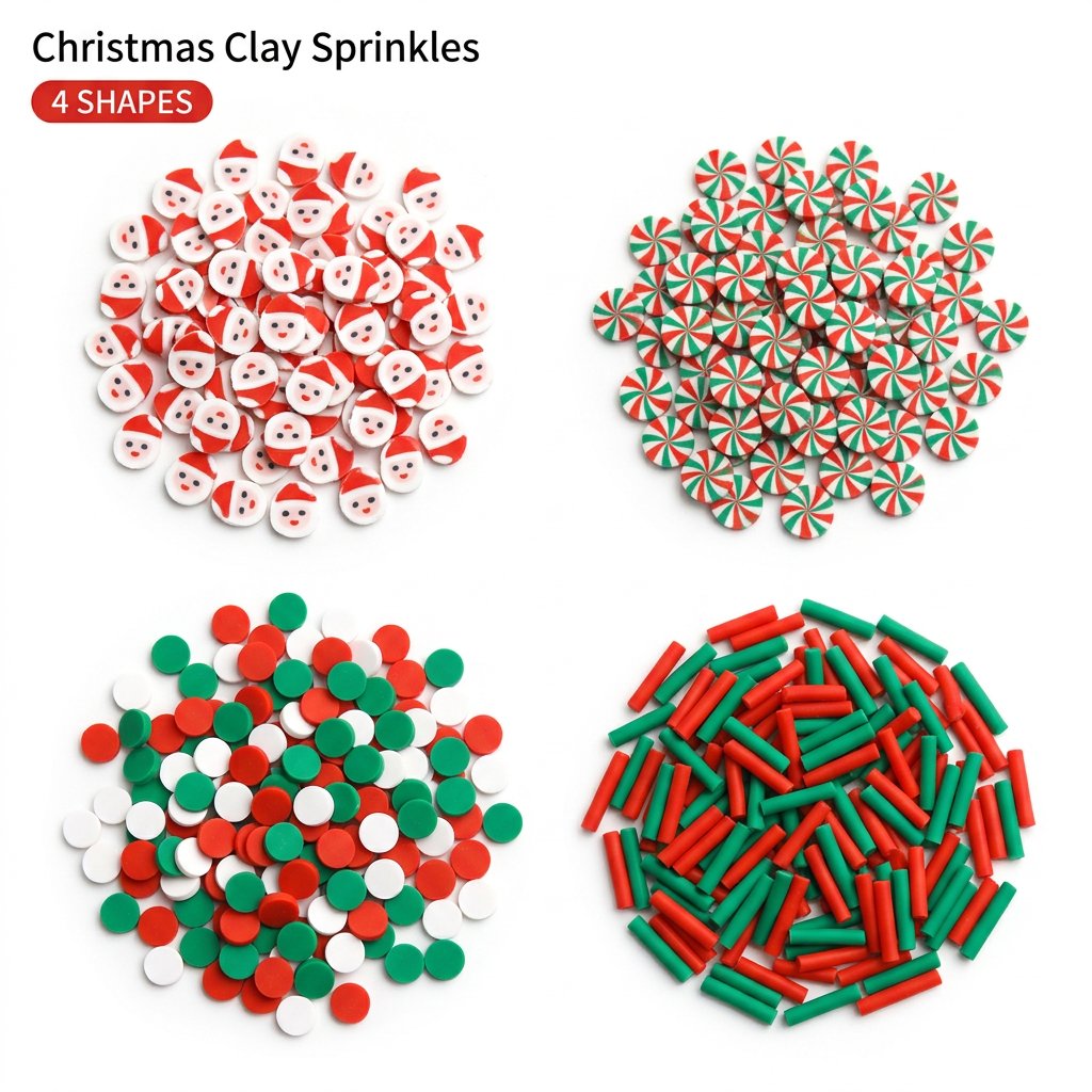 250 adet Noel Polimer Kil Süsl - Resin Art Clay incelemesi ve fiyatı