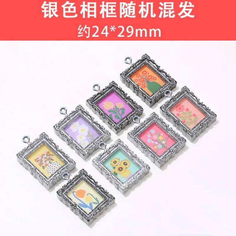 10 adet Flatback Cabochon Vint - Resin Art Bracelet incelemesi ve fiyatı