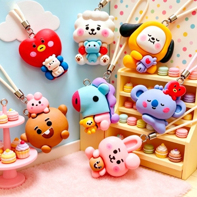 7 adet BT21 Reçine Karikatür F - Resin Art Materials Kit incelemesi ve fiyatı