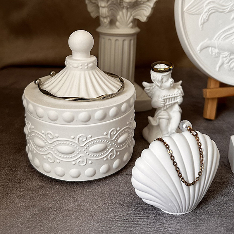 1 takım Çizgili Mum Kavanoz Si - Resin Art Clay incelemesi ve fiyatı