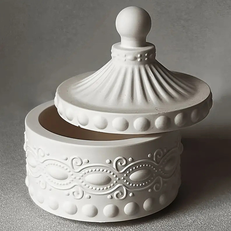 1 takım Çizgili Mum Kavanoz Si - Resin Art Clay incelemesi ve fiyatı