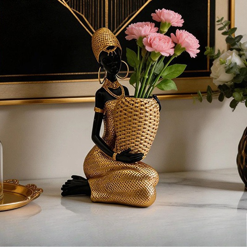 Reçine Afrikalı Kadın Vazo Tut - Resin Art For Anniversary Gift incelemesi ve fiyatı