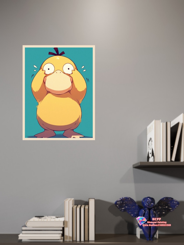1 adet çerçevesiz Psyduck Kari - Resin Art Work incelemesi ve fiyatı
