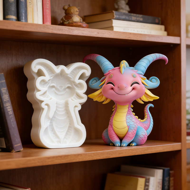 Sevimli küçük ejderha silikon  - Resin Art Clay incelemesi ve fiyatı