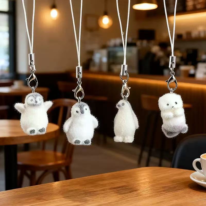 5 adet floklu küçük penguen re - Resin Art Keychain incelemesi ve fiyatı